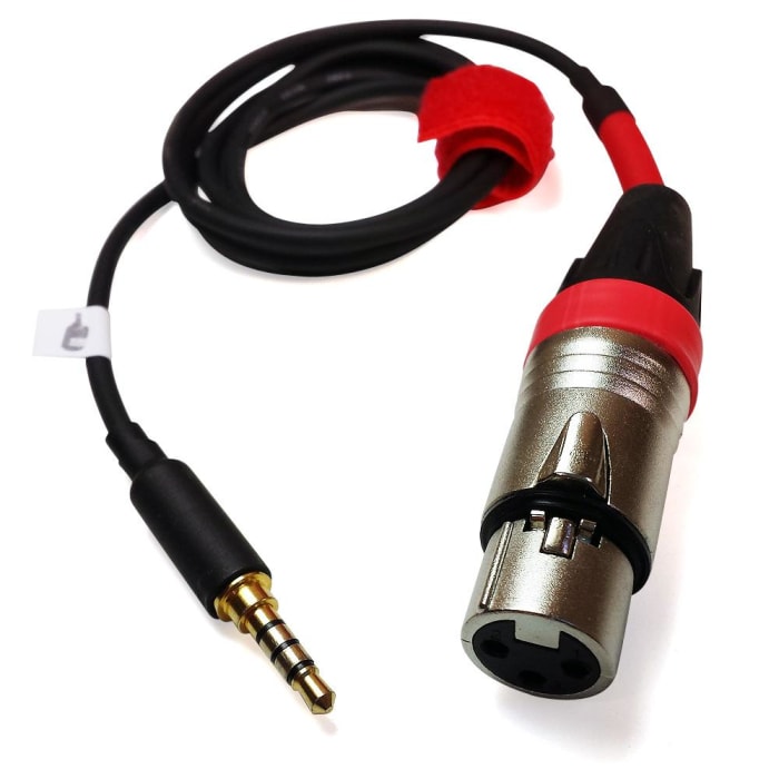 Cabo De Microfone Xlr femea Para Plug P3 (0)