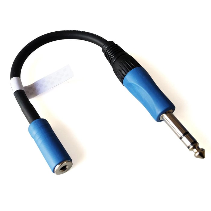 Adaptador Jack P2 (J2 fêmea) + P10 (macho) Mono Estéreo Blindado (0)